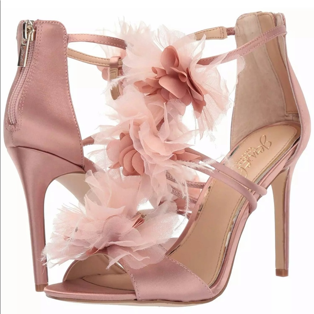 Show-stopping Blush Evening Sandals